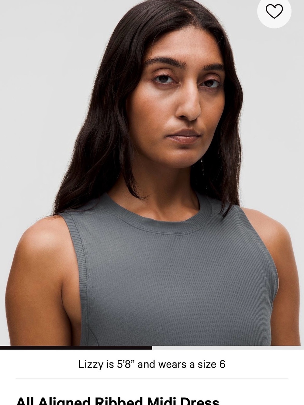 Lululemon All Aligned Ribbed Midi Dress - Picture 5 of 8